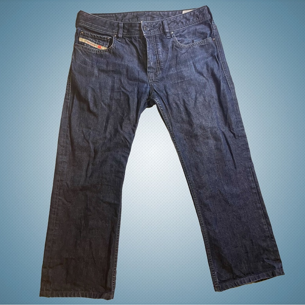 DIESEL INDUSTRY Zatiny wash 0087Z W31 L34 dark-wash denim jeans